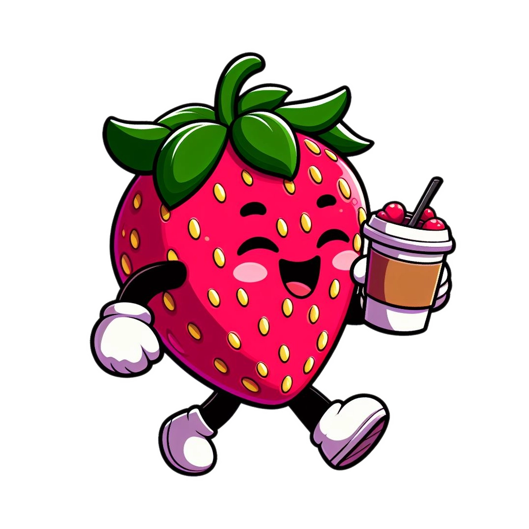 fraise cartoon torrefaction zannelli drome provence buis les baronnies