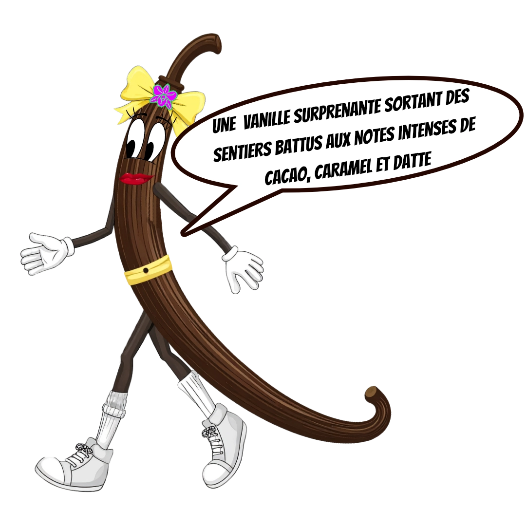 Gousse de Vanille et saveurs- Ouganda Café arabica Torréfaction Zannelli 26170 Buis Les Baronnies Drome Provence