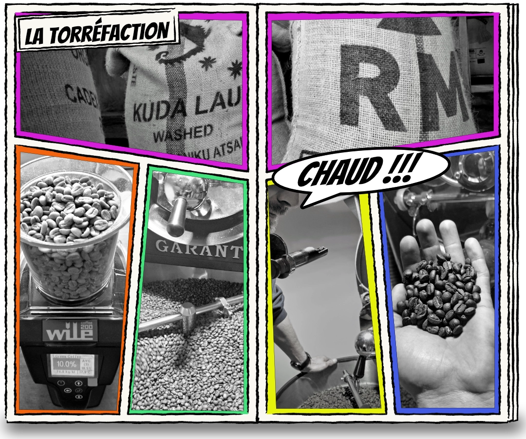 Vision de la torréfaction Zannelli à Buis les Baronnies en Provence