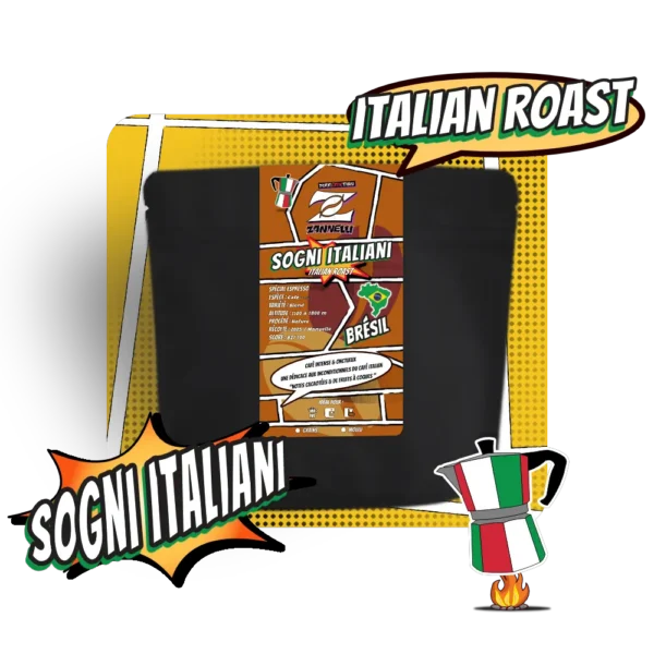 Sogni Italiani - Café specialite Torréfaction Zannelli 26170 Buis Les Baronnies Drome Provence