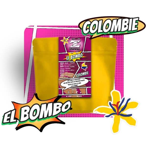 Colombie El Bombo - Café arabica Torréfaction Zannelli 26170 Buis Les Baronnies Drome Provence